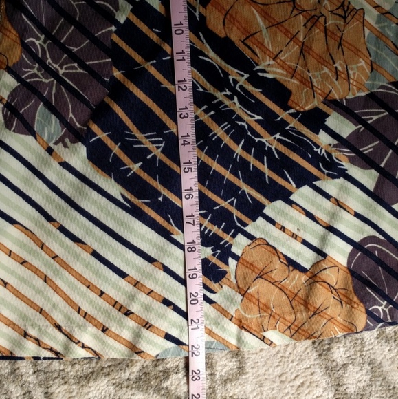 Anthropologie Odille floral corduroy belted skirt - Picture 4 of 5